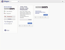 Tablet Screenshot of dermoshops.blogcu.com