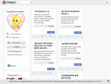 Tablet Screenshot of hayallerimveben.blogcu.com