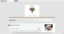 Desktop Screenshot of hadiyiyelim.blogcu.com