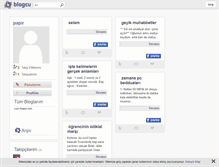 Tablet Screenshot of papir.blogcu.com