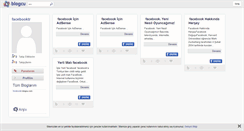 Desktop Screenshot of facebooktr.blogcu.com