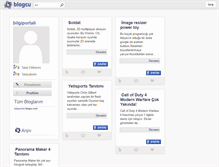 Tablet Screenshot of bilgiportali.blogcu.com