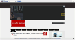 Desktop Screenshot of nevsehir-nakliyat.blogcu.com