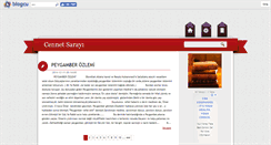 Desktop Screenshot of cennetsarayi.blogcu.com