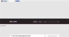 Desktop Screenshot of bilgivadisi.blogcu.com