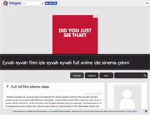 Tablet Screenshot of eyvaheyvahfilminiizle.blogcu.com