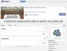 Tablet Screenshot of dersimizcografya.blogcu.com