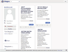Tablet Screenshot of destekcocuk.blogcu.com