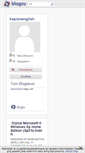 Mobile Screenshot of kaplanenglish.blogcu.com