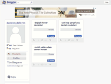 Tablet Screenshot of dantelmodellerim.blogcu.com