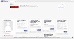 Desktop Screenshot of mp3dunyasi-tr.blogcu.com
