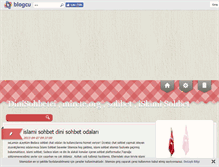 Tablet Screenshot of dinisohbetci.blogcu.com
