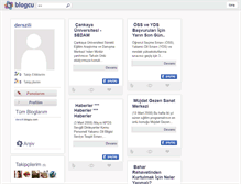 Tablet Screenshot of derszili.blogcu.com