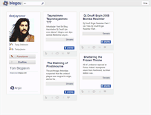 Tablet Screenshot of deejayonur.blogcu.com