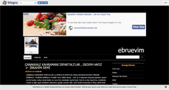 Desktop Screenshot of ebruevim.blogcu.com