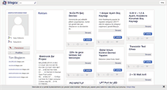 Desktop Screenshot of elektronikhobidevreler.blogcu.com