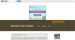 Desktop Screenshot of demetinevi.blogcu.com