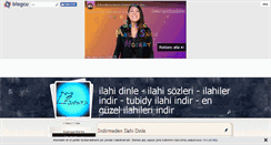 Desktop Screenshot of ilahisozleri.blogcu.com