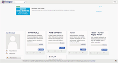 Desktop Screenshot of mevlevinur.blogcu.com