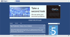 Desktop Screenshot of odevdunyam.blogcu.com