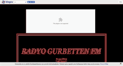 Desktop Screenshot of gurbettenfm.blogcu.com