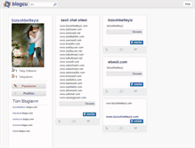 Tablet Screenshot of bizsohbetteyiz.blogcu.com