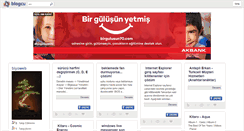 Desktop Screenshot of biyoweb.blogcu.com