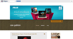 Desktop Screenshot of css-sablon.blogcu.com