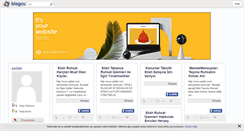 Desktop Screenshot of esilah.blogcu.com