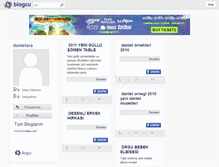 Tablet Screenshot of dantelara.blogcu.com
