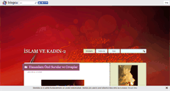 Desktop Screenshot of islamvekadin2a.blogcu.com