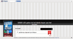 Desktop Screenshot of gebzeled.blogcu.com