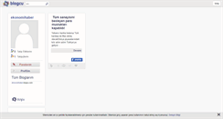 Desktop Screenshot of ekonomihaber.blogcu.com