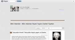 Desktop Screenshot of bilim-adamlari.blogcu.com