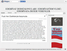 Tablet Screenshot of edebiyatkonulari.blogcu.com