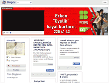 Tablet Screenshot of ahmetilk.blogcu.com