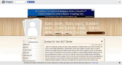 Desktop Screenshot of ilahidinlee.blogcu.com