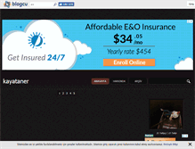 Tablet Screenshot of kayataner.blogcu.com