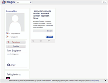 Tablet Screenshot of kozmetiko.blogcu.com