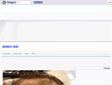 Tablet Screenshot of bebekismi.blogcu.com