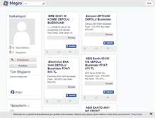 Tablet Screenshot of halkalispot.blogcu.com