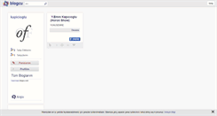 Desktop Screenshot of kapicioglu.blogcu.com