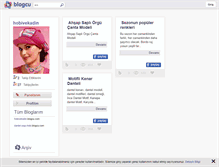 Tablet Screenshot of hobivekadin.blogcu.com