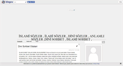 Desktop Screenshot of islamisozler.blogcu.com
