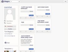 Tablet Screenshot of bebek-cocukorguleri.blogcu.com