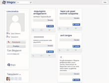 Tablet Screenshot of cimcimekis.blogcu.com