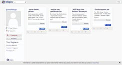 Desktop Screenshot of guncelblogx.blogcu.com