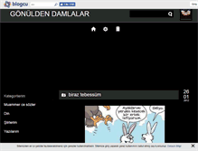 Tablet Screenshot of gonuldendamlalar.blogcu.com