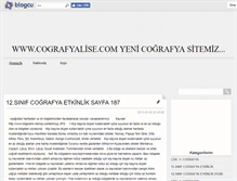 Tablet Screenshot of cografyalise.blogcu.com