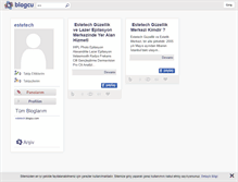 Tablet Screenshot of estetech.blogcu.com